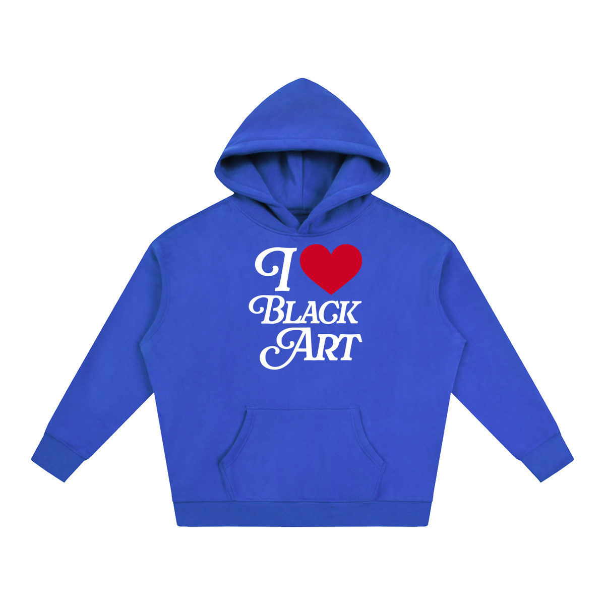Purcell House “I <3 Black Art” Oversize Fleeced Hoodie