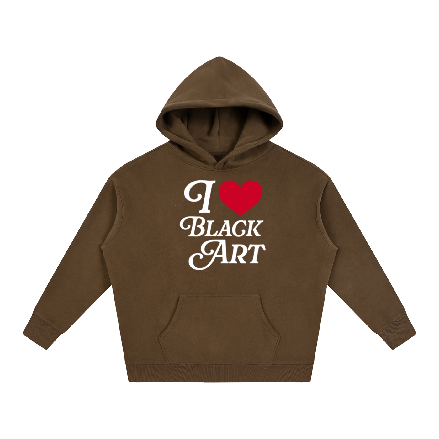 Purcell House “I <3 Black Art” Oversize Fleeced Hoodie