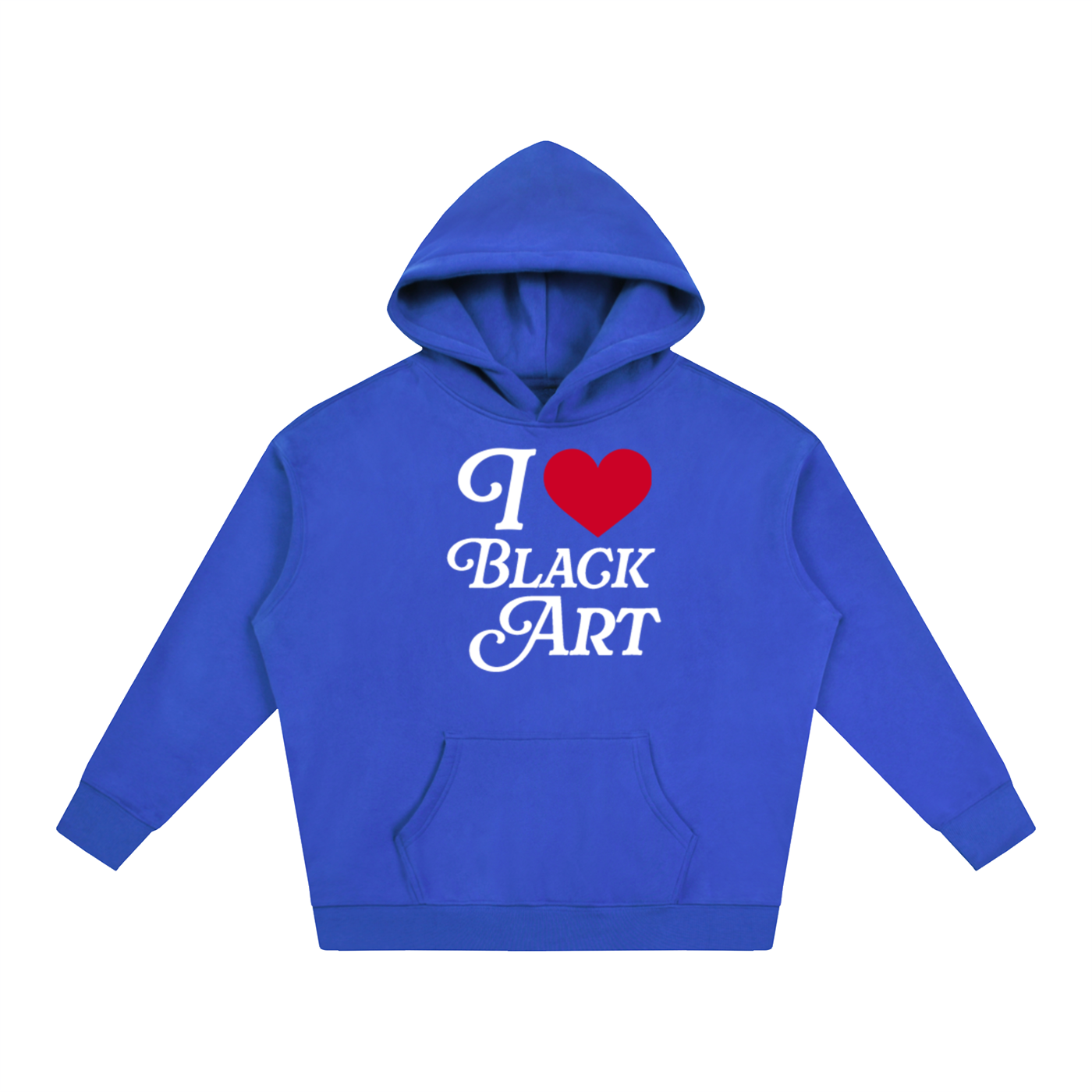 Purcell House “I <3 Black Art” Oversize Fleeced Hoodie