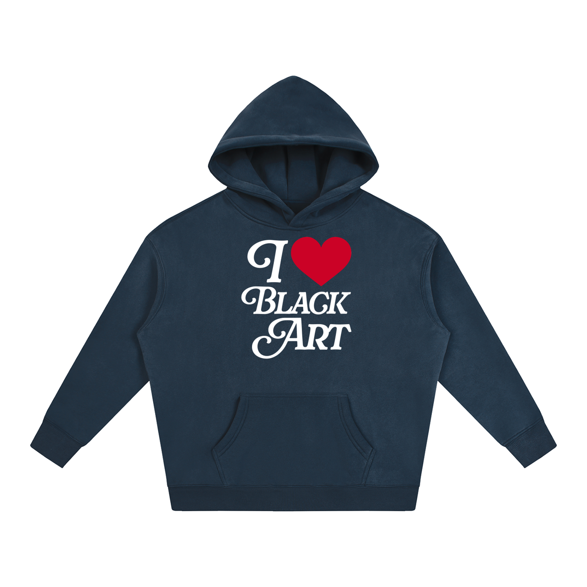 Purcell House “I <3 Black Art” Oversize Fleeced Hoodie