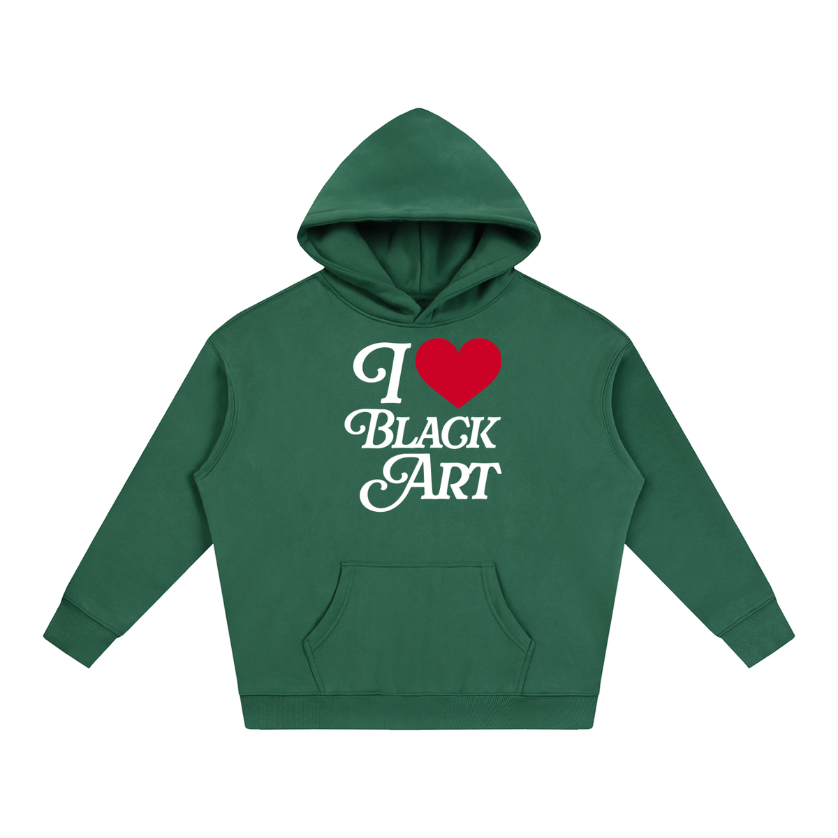 Purcell House “I <3 Black Art” Oversize Fleeced Hoodie
